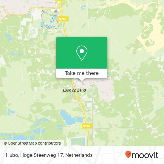 Hubo, Hoge Steenweg 17 map