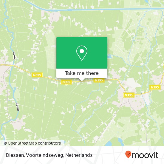 Diessen, Voorteindseweg map