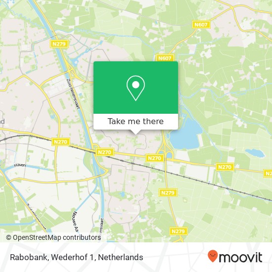 Rabobank, Wederhof 1 map