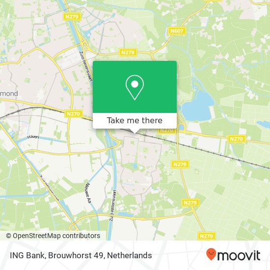 ING Bank, Brouwhorst 49 map