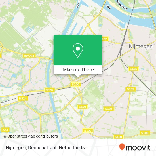 Nijmegen, Dennenstraat map