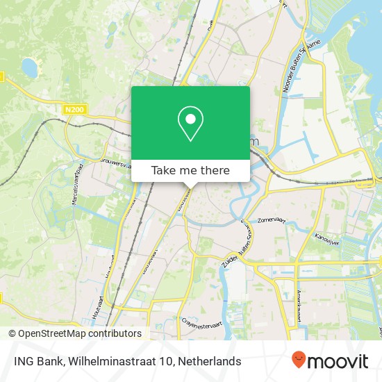 ING Bank, Wilhelminastraat 10 map