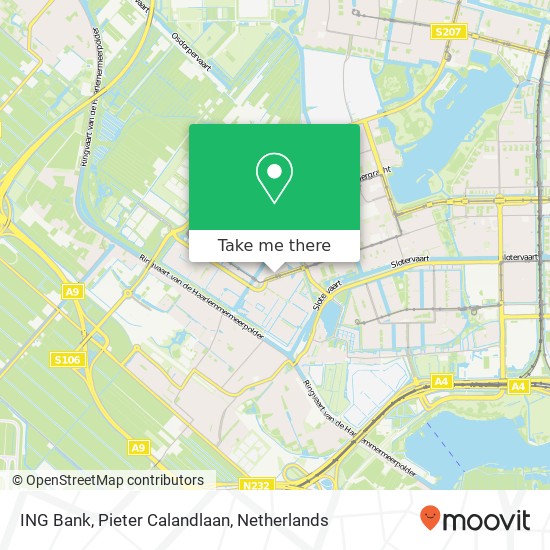 ING Bank, Pieter Calandlaan map