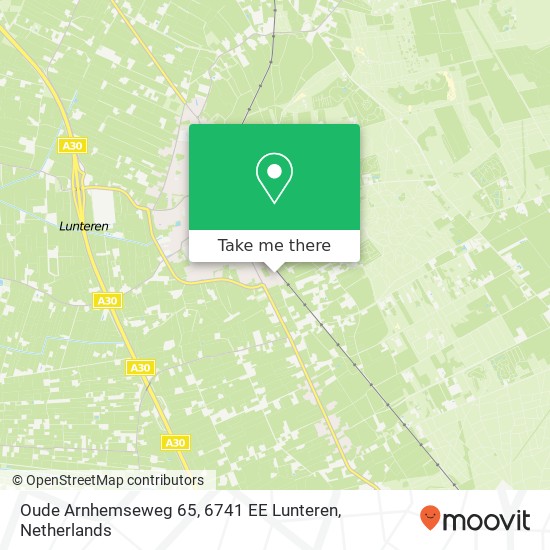 Oude Arnhemseweg 65, 6741 EE Lunteren Karte