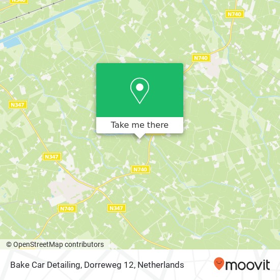 Bake Car Detailing, Dorreweg 12 map