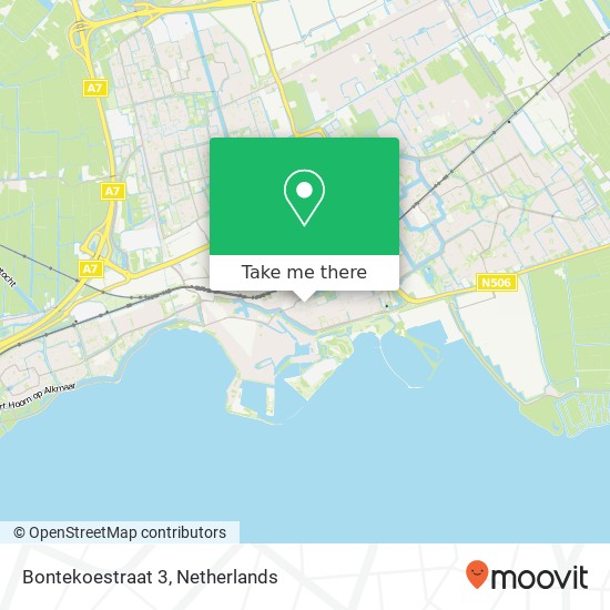 Bontekoestraat 3 map