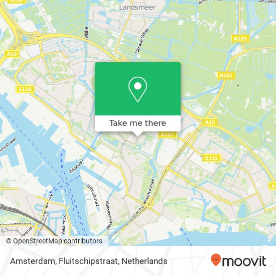 Amsterdam, Fluitschipstraat map