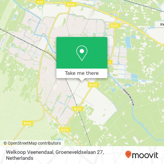 Welkoop Veenendaal, Groeneveldselaan 27 Karte