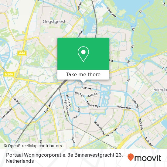 Portaal Woningcorporatie, 3e Binnenvestgracht 23 map