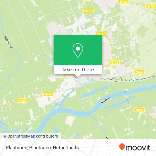 Plantsoen, Plantsoen map