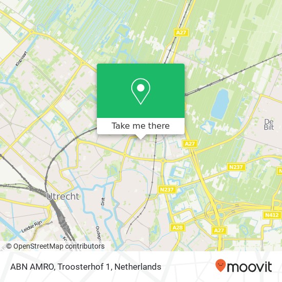 ABN AMRO, Troosterhof 1 map