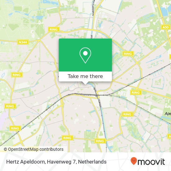 Hertz Apeldoorn, Havenweg 7 Karte