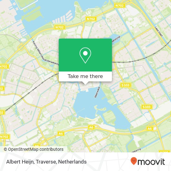 Albert Heijn, Traverse map