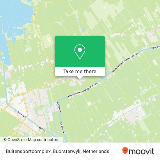 Buitensportcomplex, Buorsterwyk map