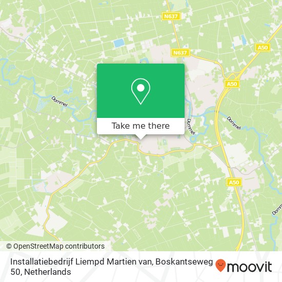 Installatiebedrijf Liempd Martien van, Boskantseweg 50 Karte