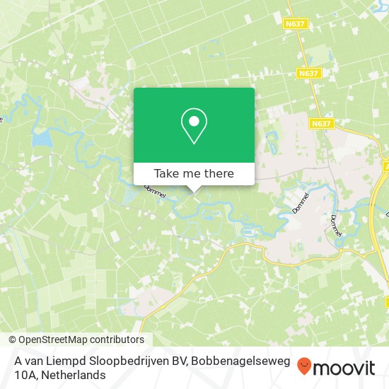 A van Liempd Sloopbedrijven BV, Bobbenagelseweg 10A Karte