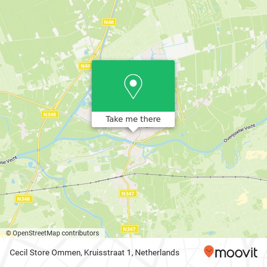 Cecil Store Ommen, Kruisstraat 1 map