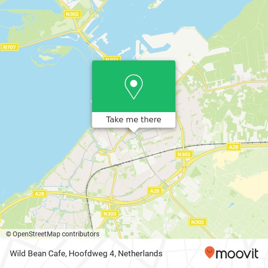 Wild Bean Cafe, Hoofdweg 4 Karte