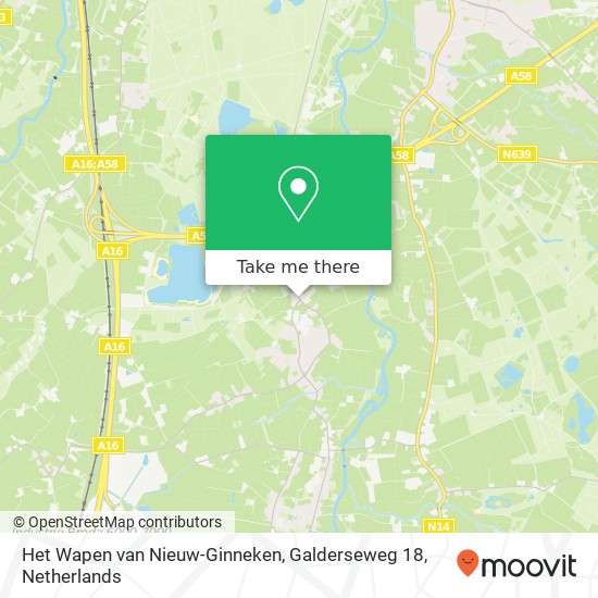 Het Wapen van Nieuw-Ginneken, Galderseweg 18 map