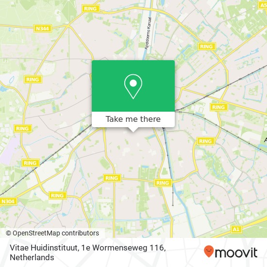 Vitae Huidinstituut, 1e Wormenseweg 116 map