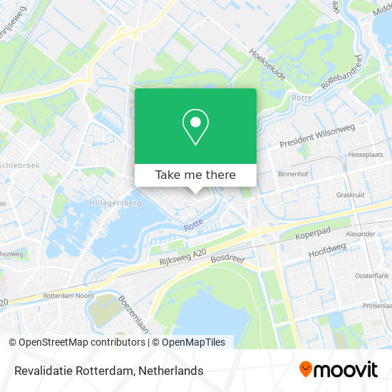 Revalidatie Rotterdam Karte