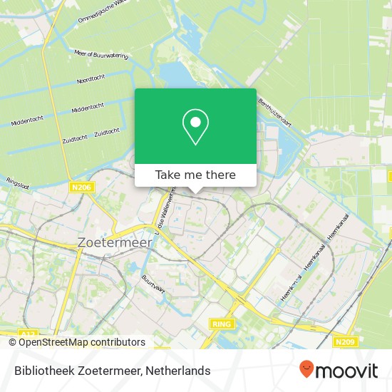 Bibliotheek Zoetermeer Karte