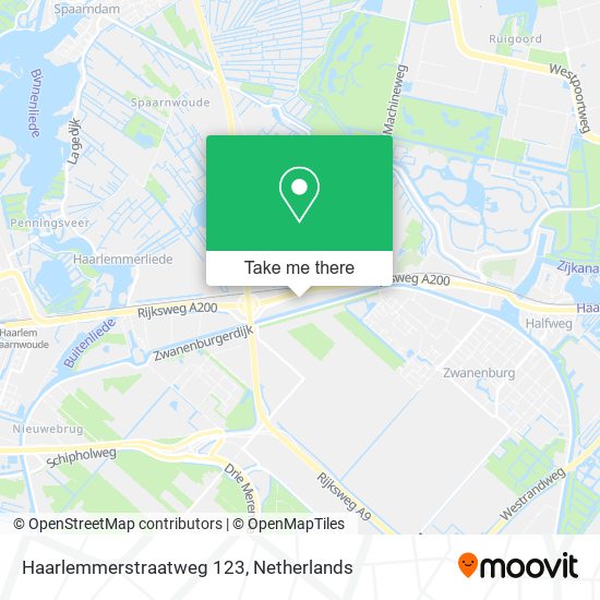 Haarlemmerstraatweg 123 map