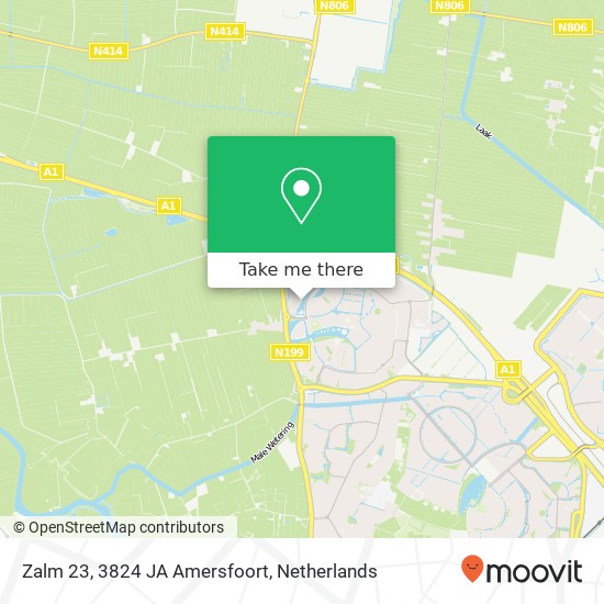 Zalm 23, 3824 JA Amersfoort map