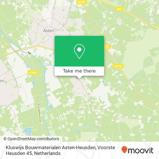 Kluswijs Bouwmaterialen Asten-Heusden, Voorste Heusden 45 map