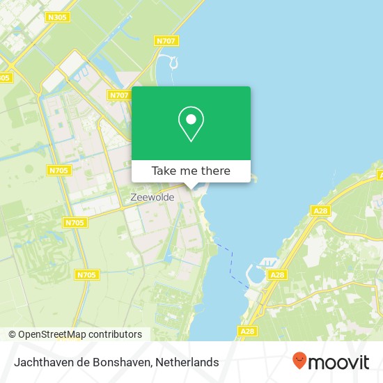 Jachthaven de Bonshaven map