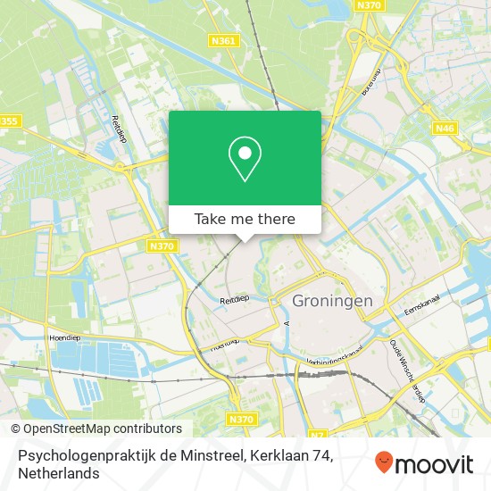 Psychologenpraktijk de Minstreel, Kerklaan 74 map