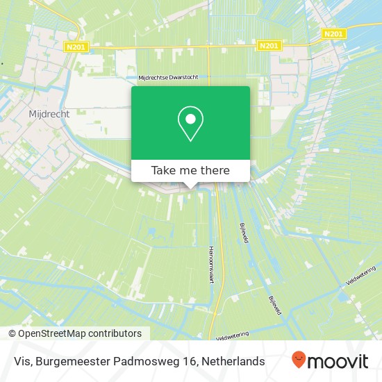 Vis, Burgemeester Padmosweg 16 map