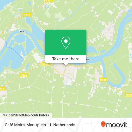 Café Moira, Marktplein 11 map