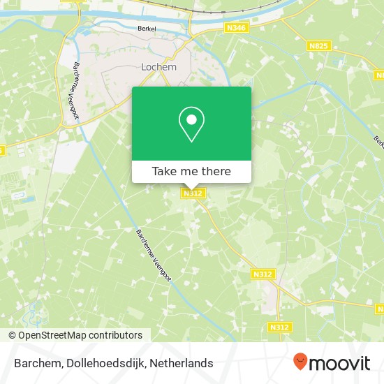 Barchem, Dollehoedsdijk map