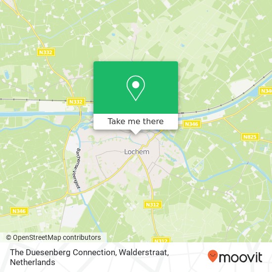 The Duesenberg Connection, Walderstraat map