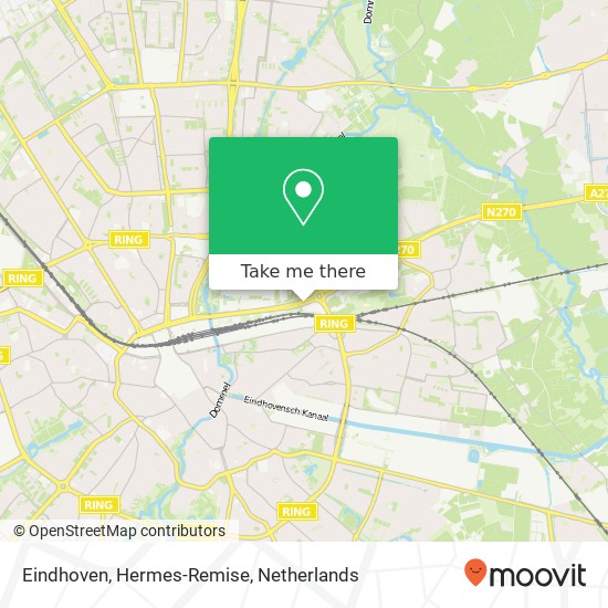 Eindhoven, Hermes-Remise map