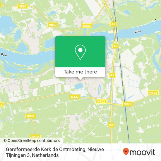 Gereformeerde Kerk de Ontmoeting, Nieuwe Tijningen 3 map