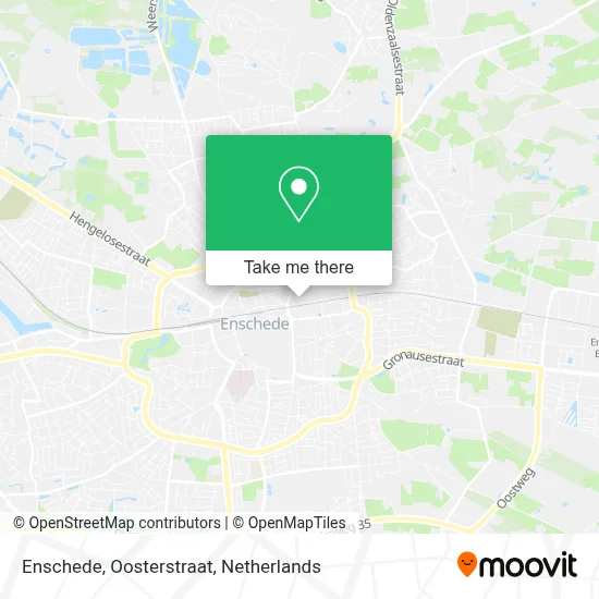 Enschede, Oosterstraat map