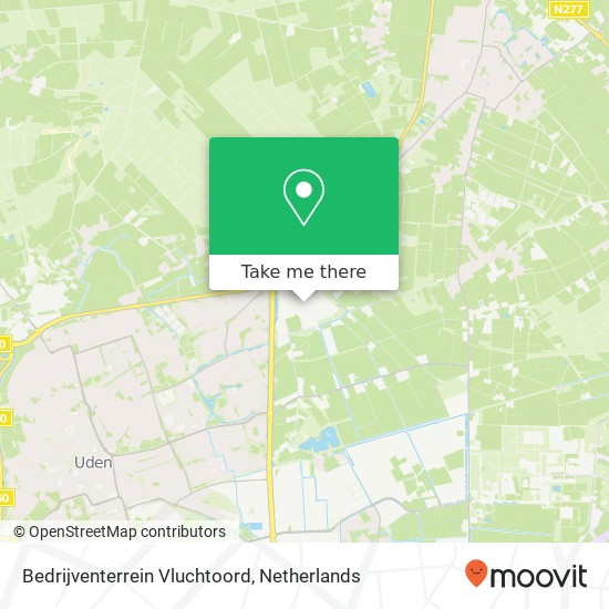 Bedrijventerrein Vluchtoord Karte