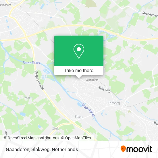 Gaanderen, Slakweg map