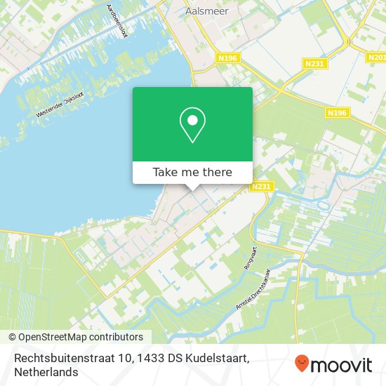 Rechtsbuitenstraat 10, 1433 DS Kudelstaart map