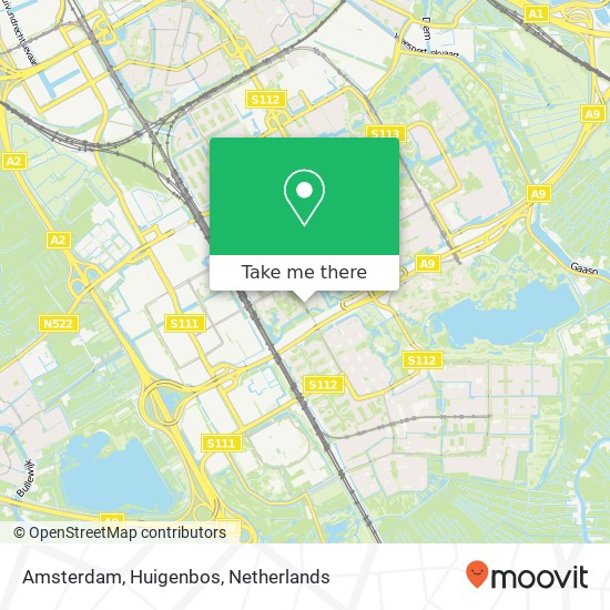 Amsterdam, Huigenbos map