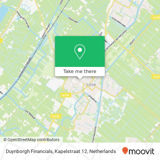 Duynborgh Financials, Kapelstraat 12 map