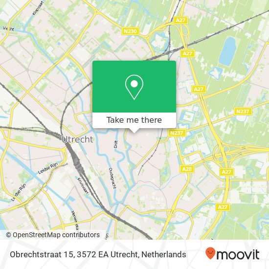 Obrechtstraat 15, 3572 EA Utrecht map