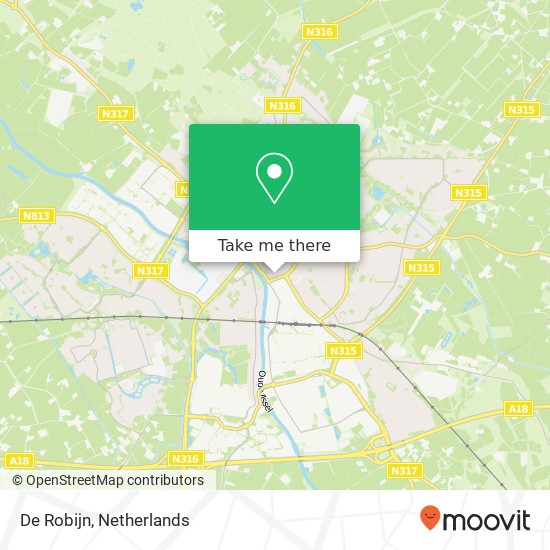 De Robijn map