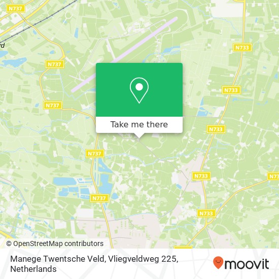 Manege Twentsche Veld, Vliegveldweg 225 map