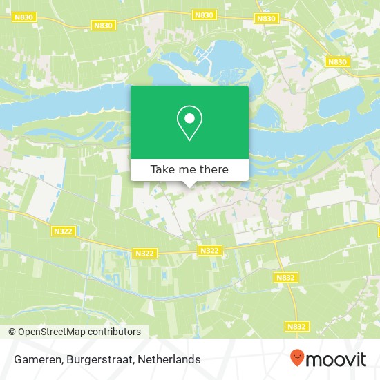 Gameren, Burgerstraat map