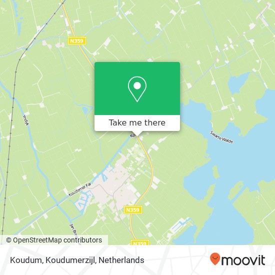 Koudum, Koudumerzijl map