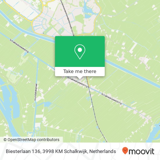 Biesterlaan 136, 3998 KM Schalkwijk map