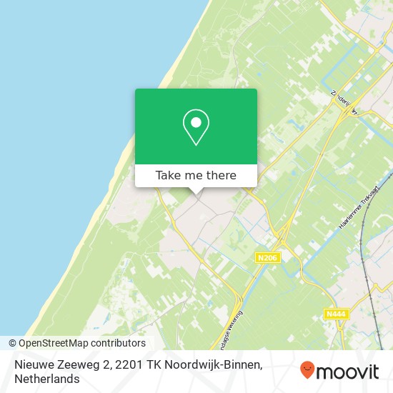 Nieuwe Zeeweg 2, 2201 TK Noordwijk-Binnen map